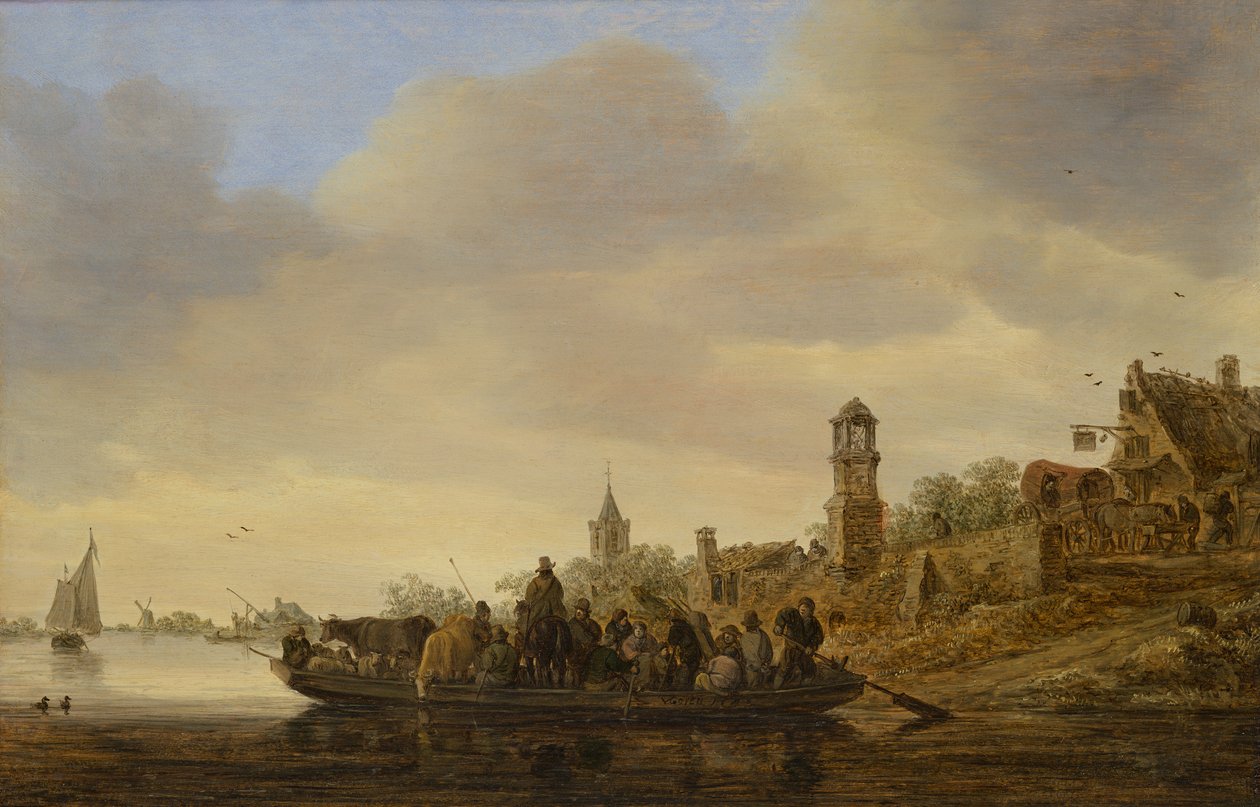 Prom (olej na panelu) autorstwa Jan Josephsz van Goyen