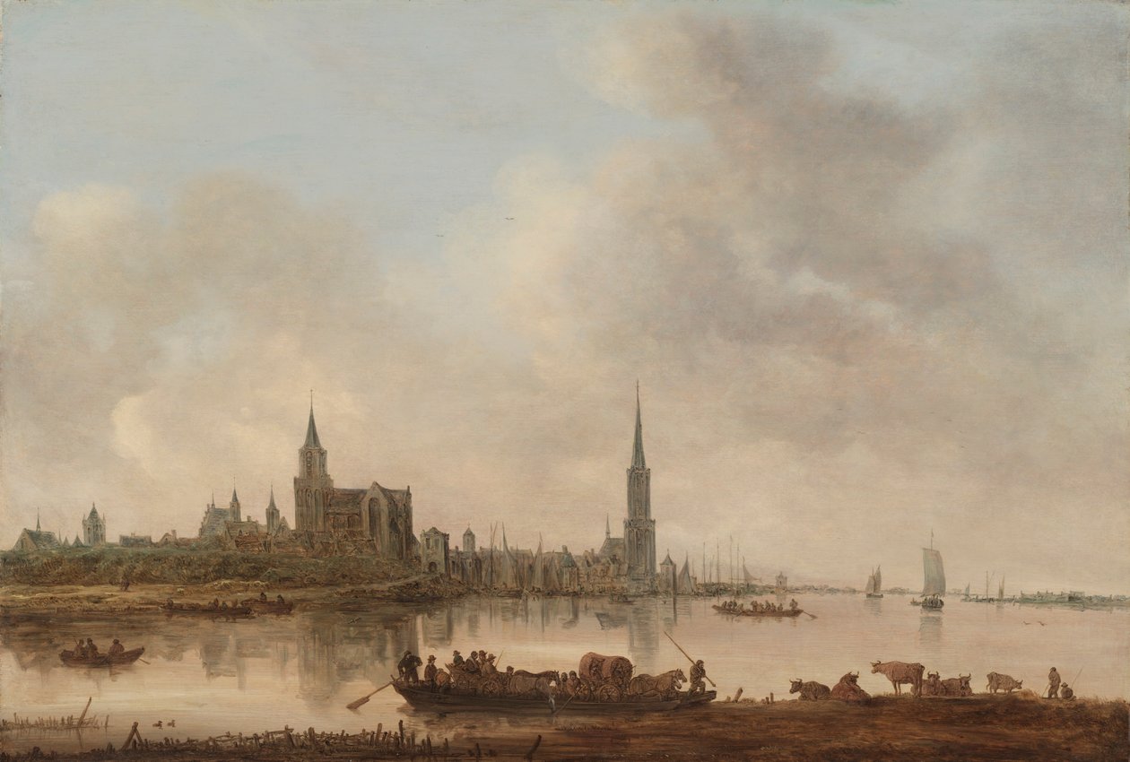 Widok Emmericha, 1645. autorstwa Jan Josephsz van Goyen