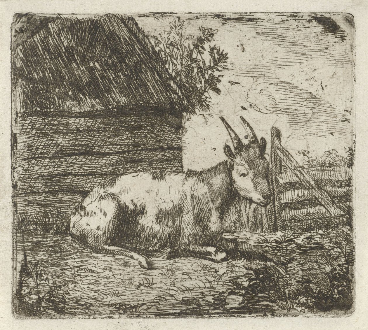 Buck w stodole autorstwa Jan Kobell (II)