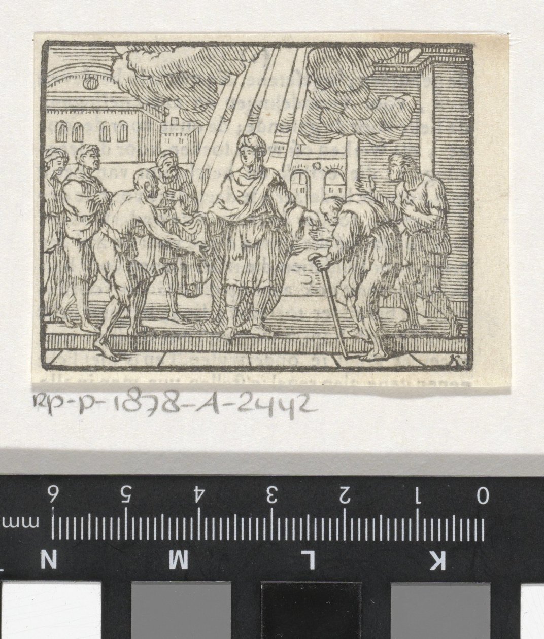 Chrystus uzdrawia chorych autorstwa Jan Lauwryn Krafft (I)