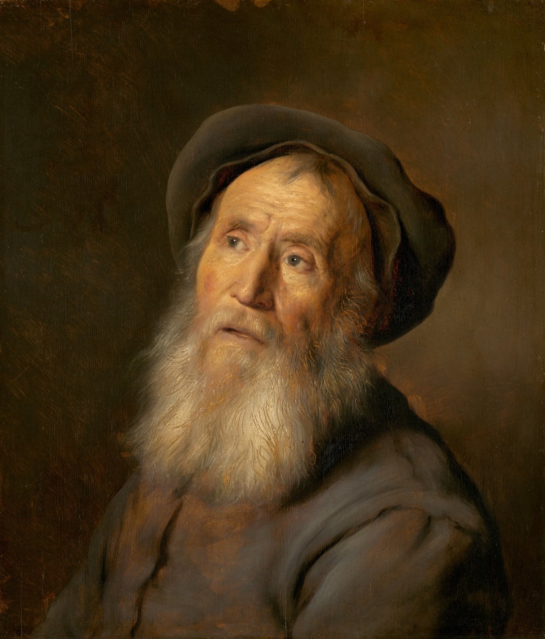 Brodaty mężczyzna z beretem, ok. 1930 r. 1630. autorstwa Jan Lievens