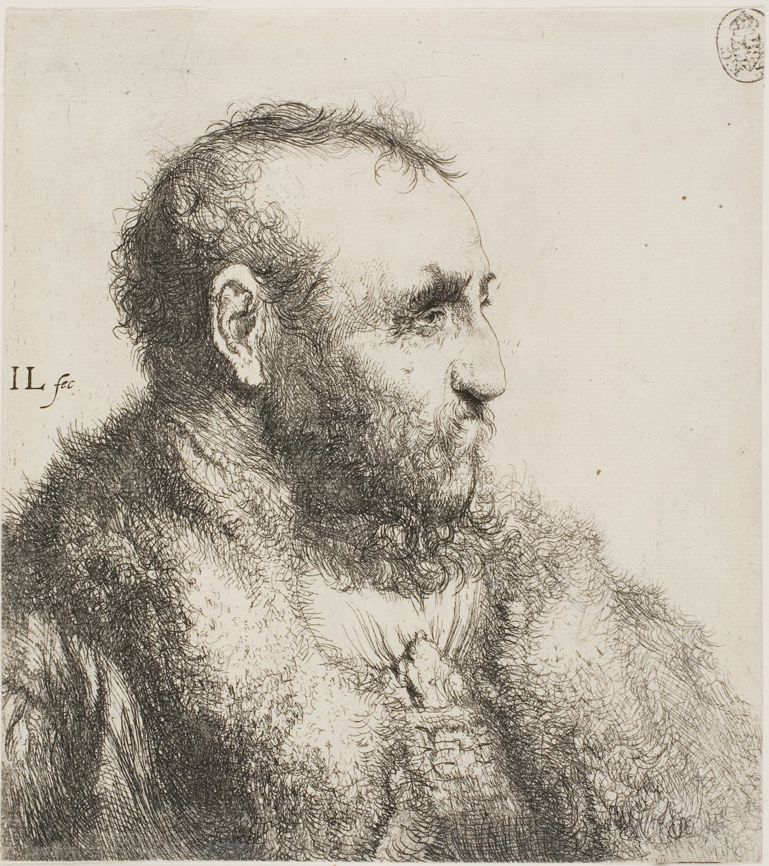 Popiersie starego człowieka autorstwa Jan Lievens