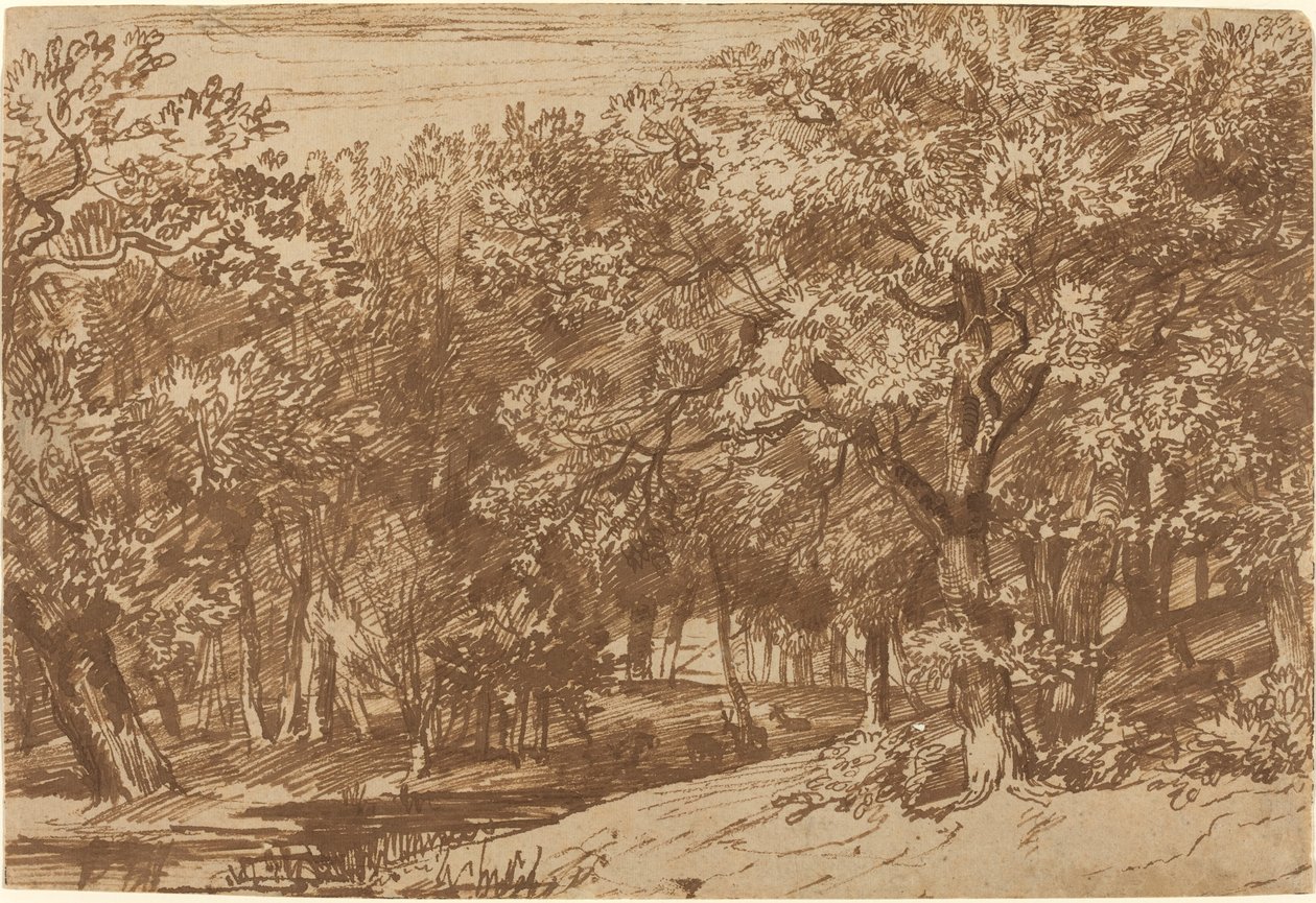 Park jeleni autorstwa Jan Lievens
