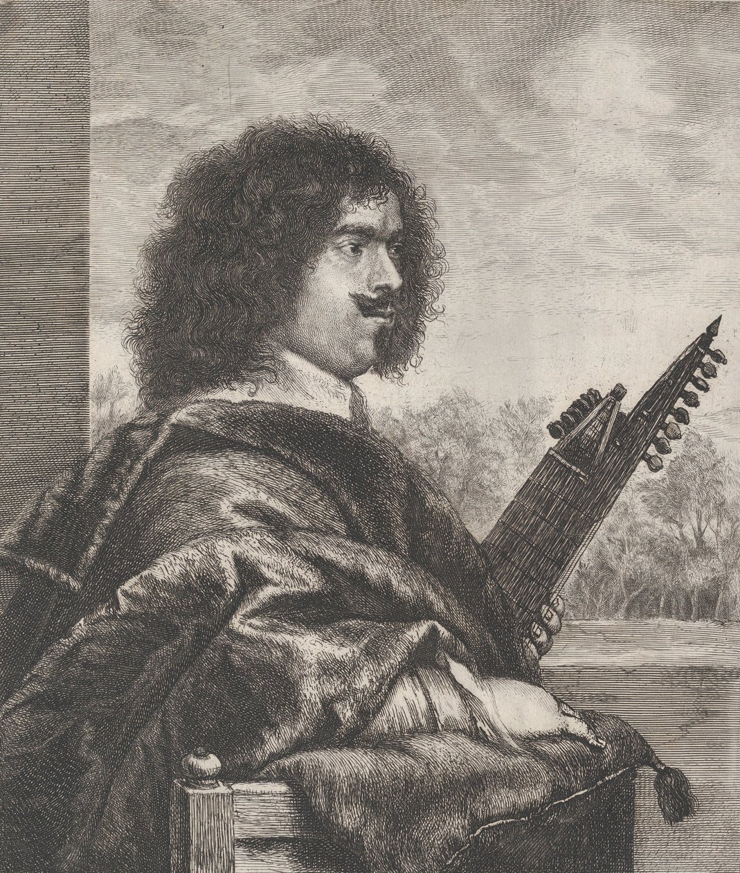 Jacques Gaultier, XVII wiek. autorstwa Jan Lievens