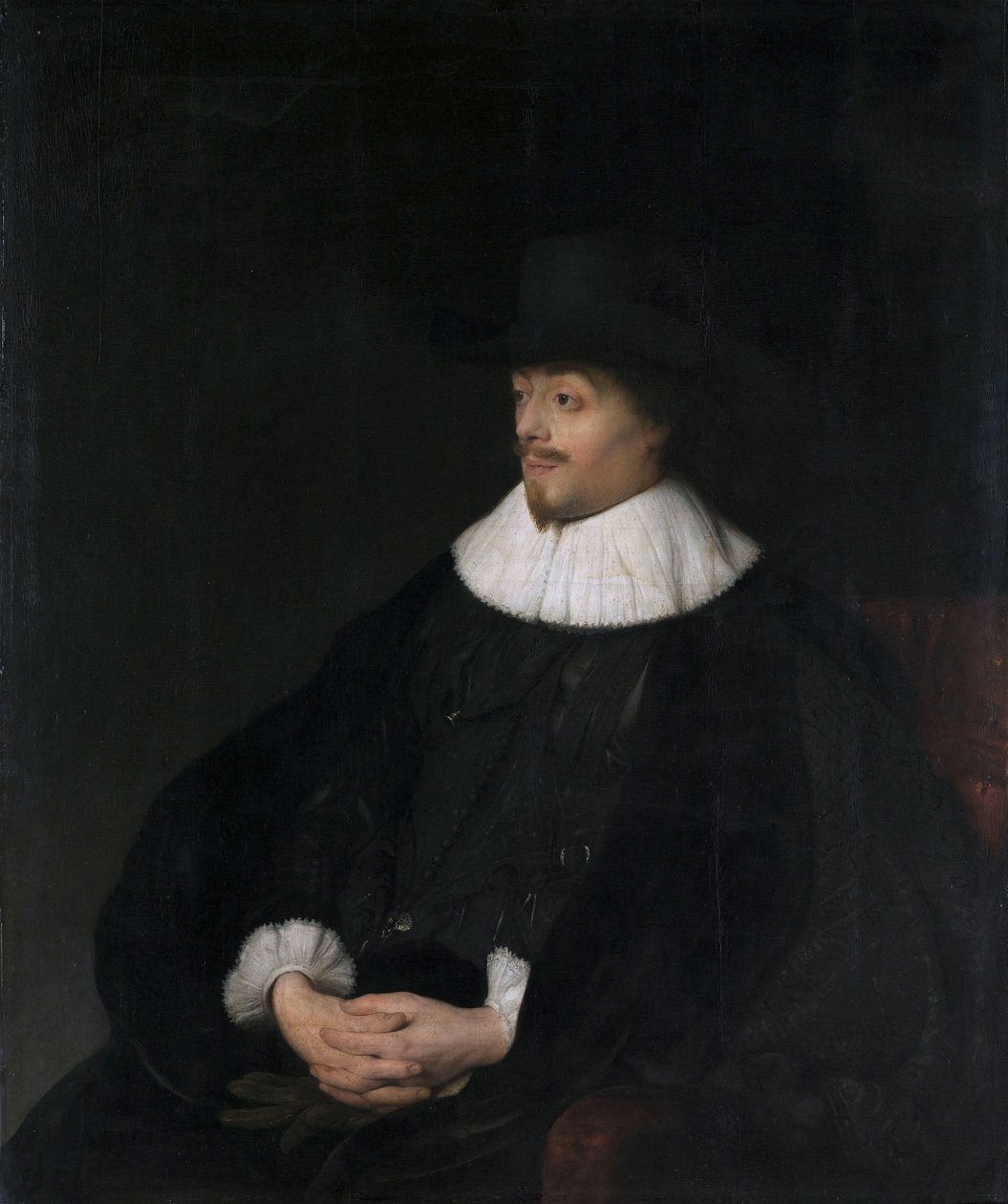 Portret Constantijna Huygensa (1596-1687) autorstwa Jan Lievens