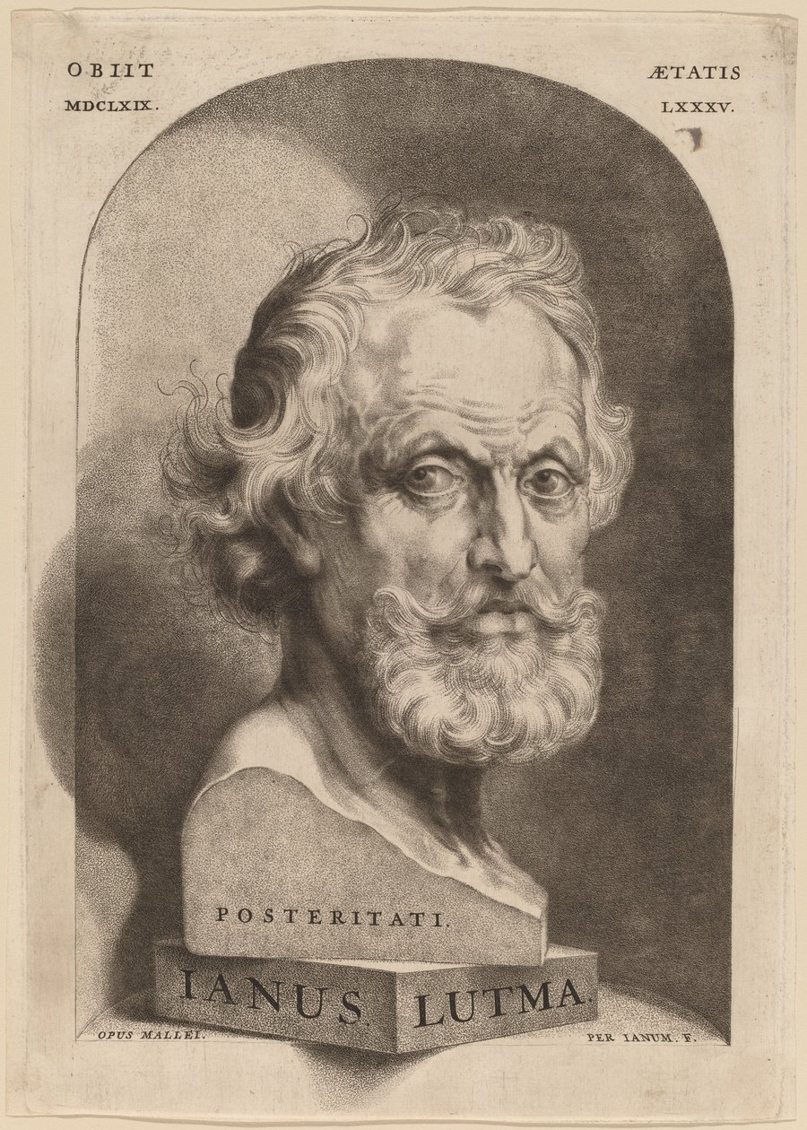 Janus Lutma, starszy (potomność) autorstwa Jan Lutma II