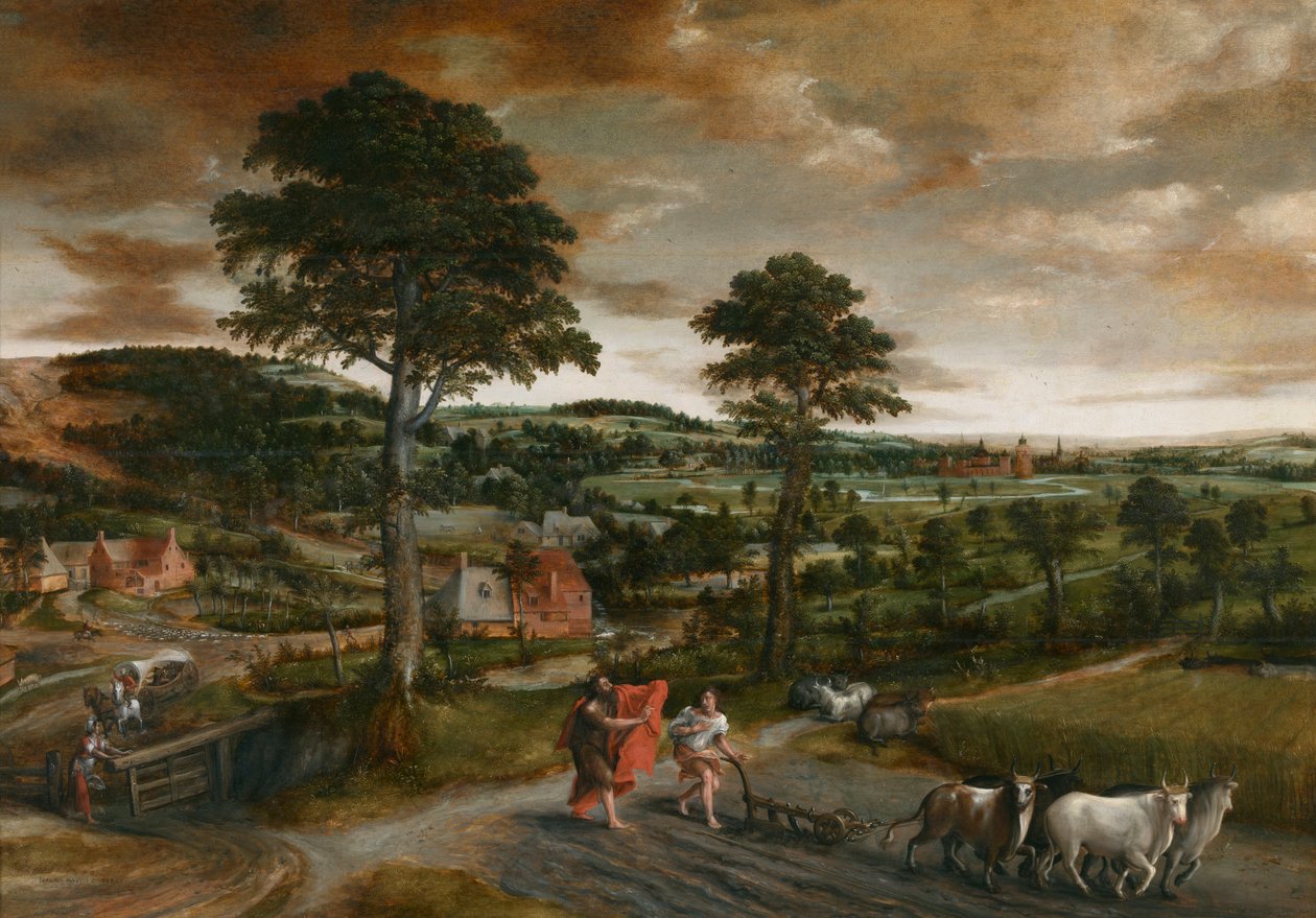 A Chamada de Eliseu autorstwa Jan Massys or Metsys