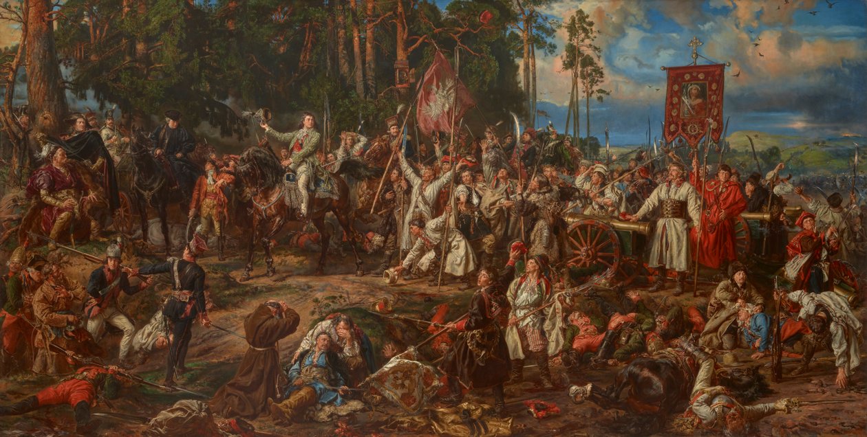 Kosciuszko at Raclawice autorstwa Jan Matejko