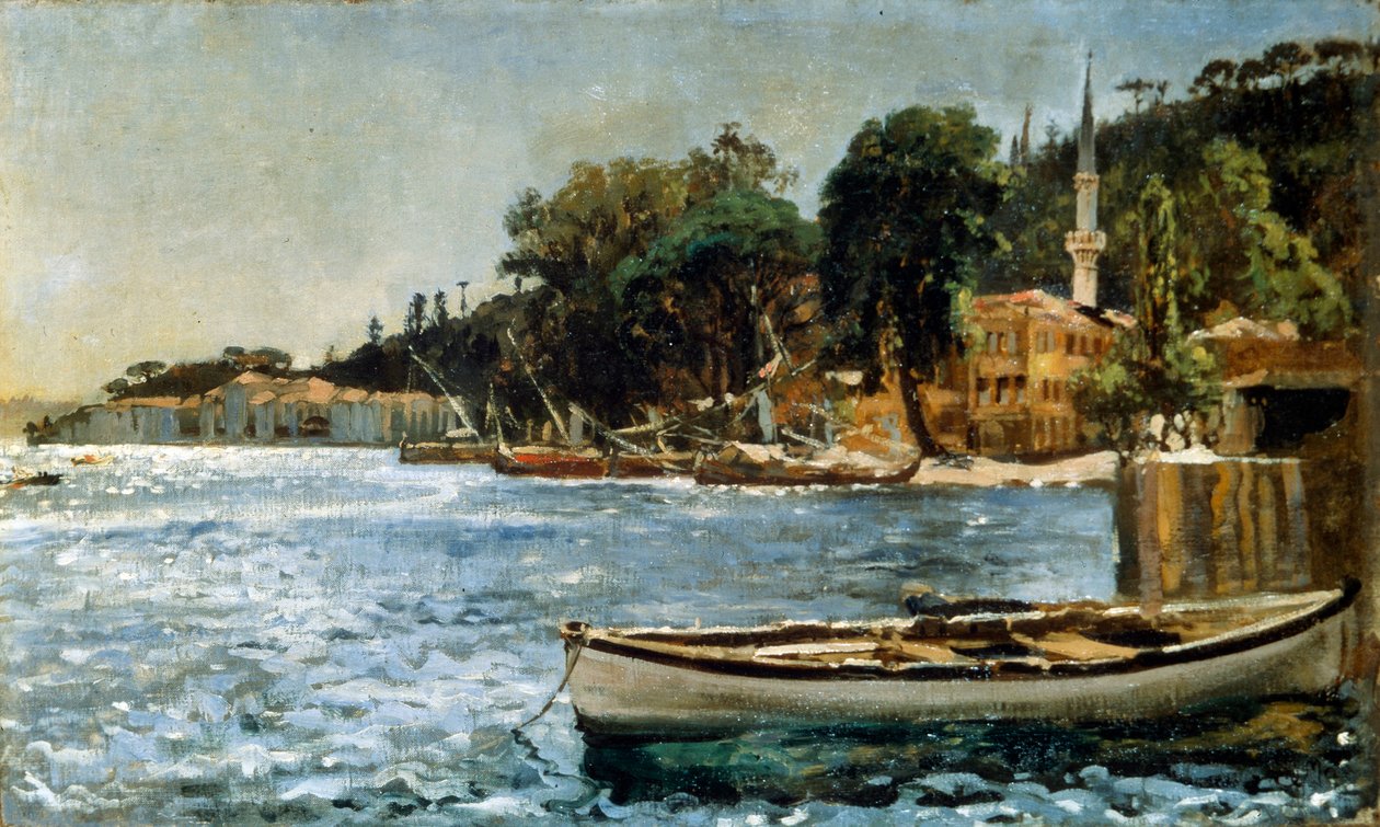 Widok Bebeka koło Konstantynopola, 1872 r. autorstwa Jan Alojzy Matejko