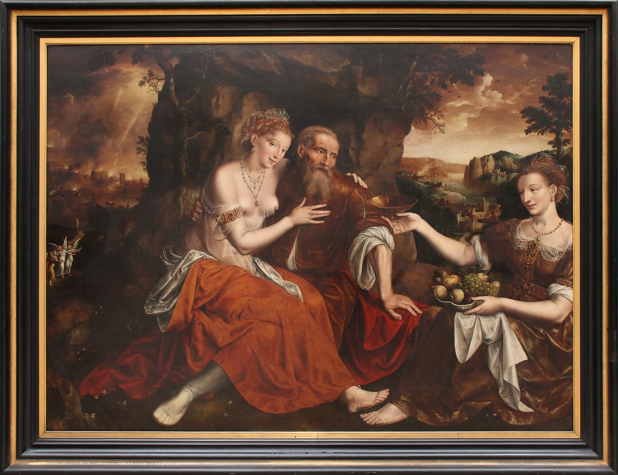 Lot i jego córki autorstwa Jan Matsys