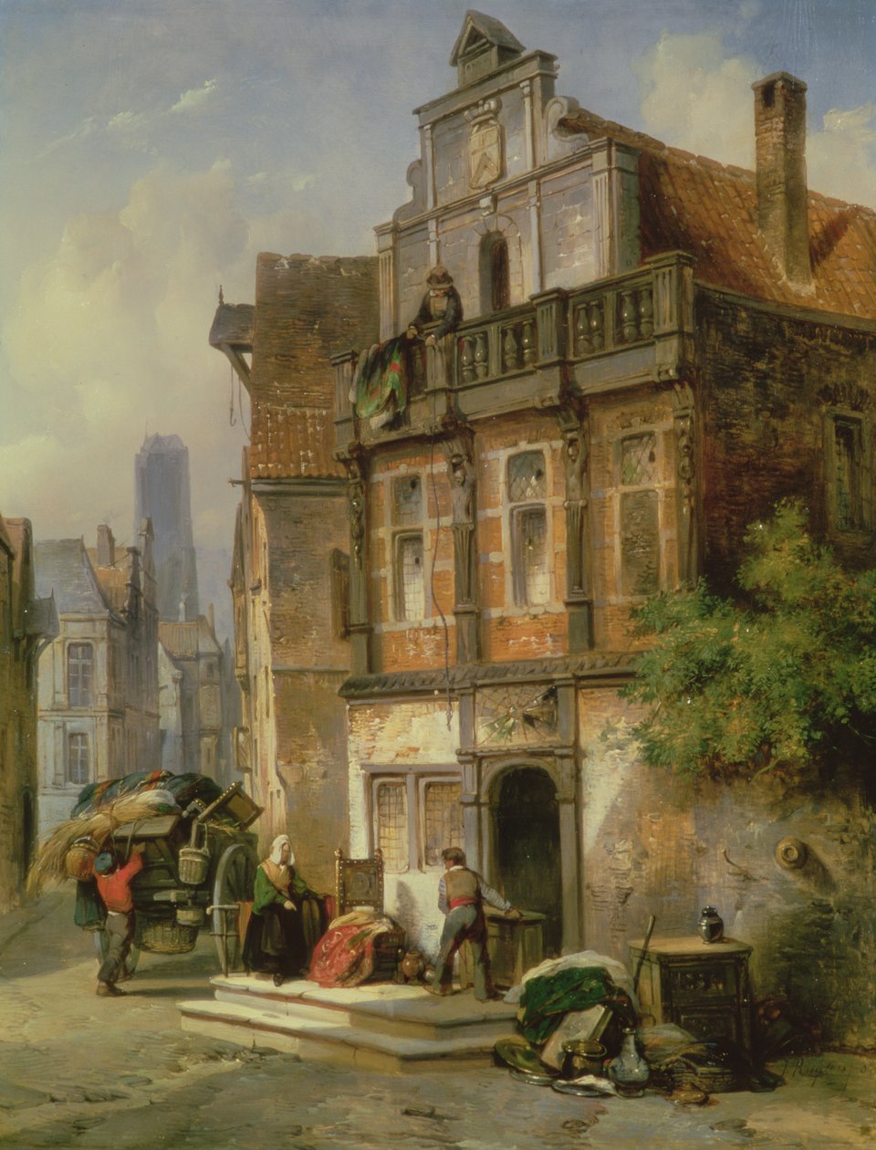 Przeprowadzka, 1837 autorstwa Jan Michiel Ruyten