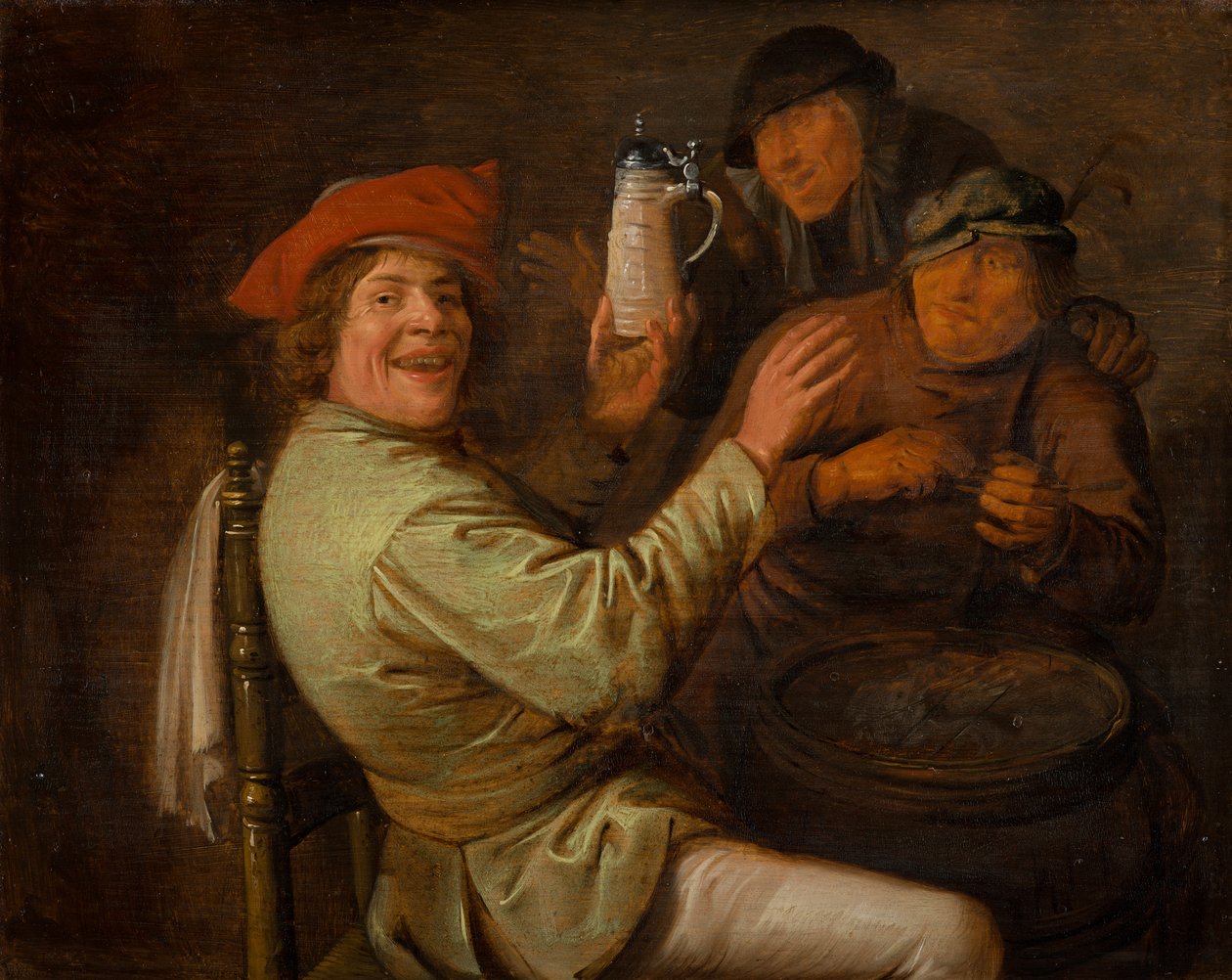 Pięć zmysłów: słuch, 1637 autorstwa Jan Miense Molenaer