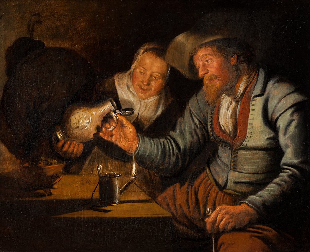 Pięć zmysłów: wzrok, 1637 autorstwa Jan Miense Molenaer