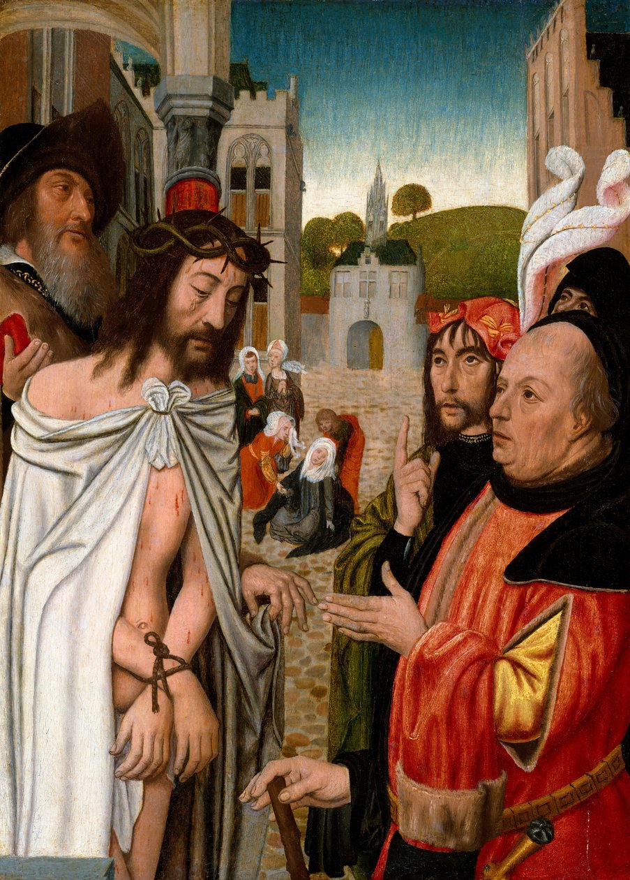 Chrystus ukazany ludowi, 1510-15. autorstwa Jan Mostaert