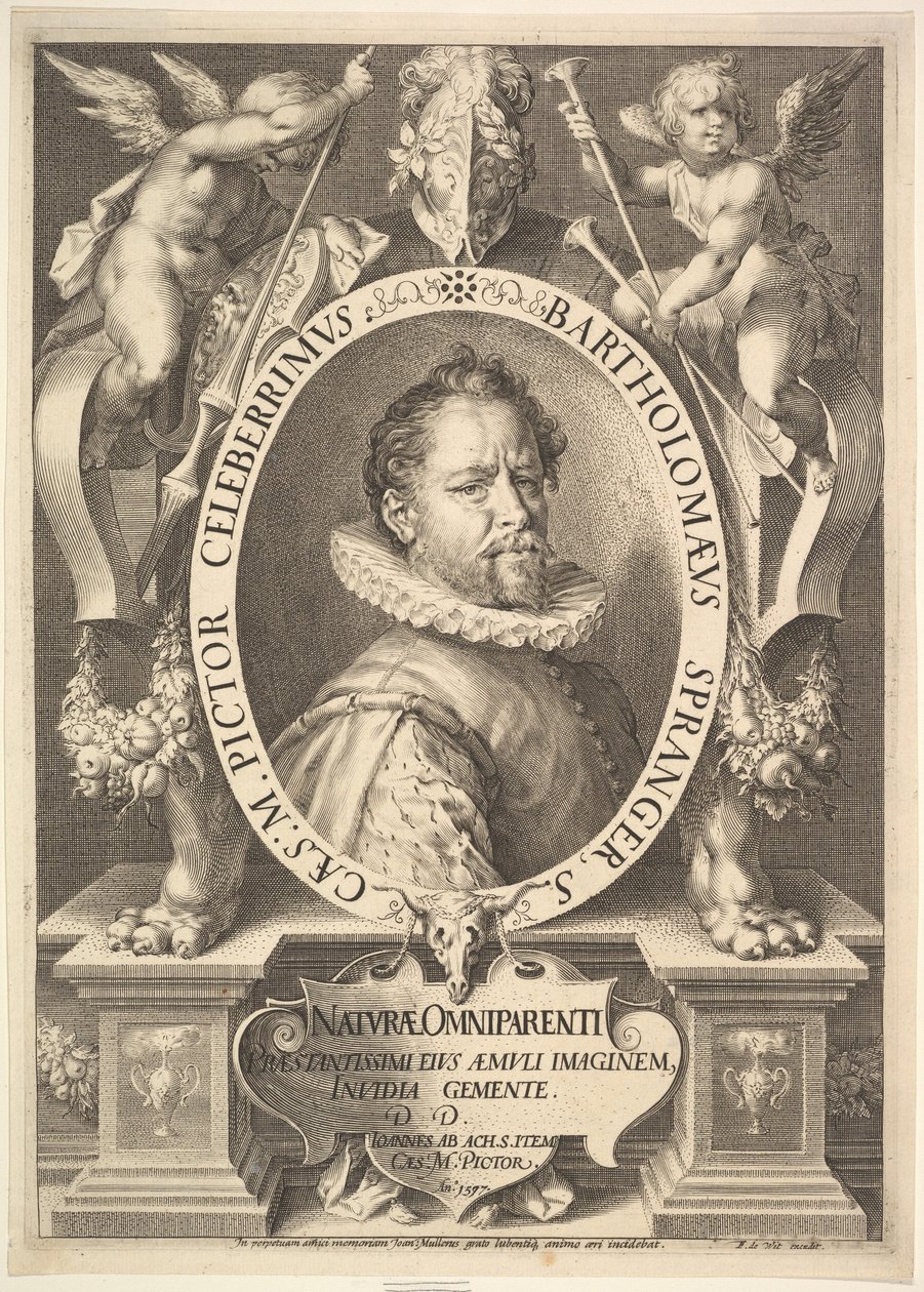 Bartholomeus Spranger, ca. 1618 autorstwa Jan Muller