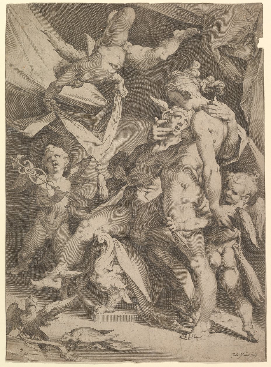 Wenus i Merkury, ca. 1600. autorstwa Jan Muller