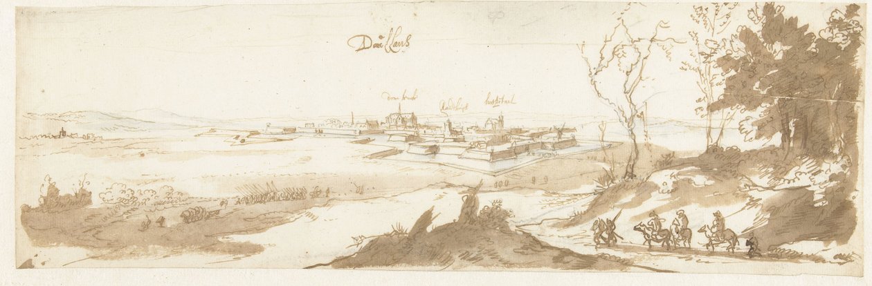 Widok Doullens autorstwa Jan Peeters (I)