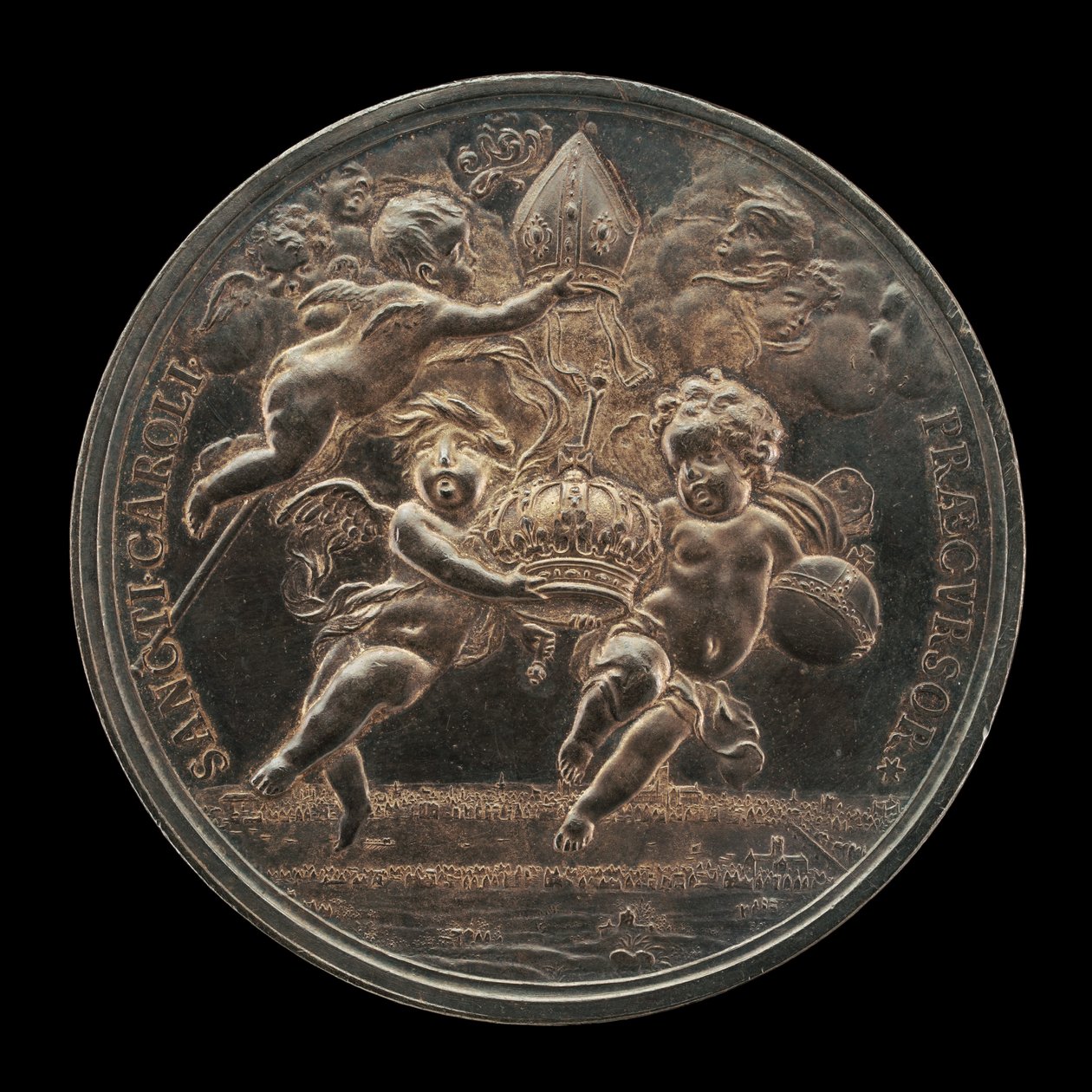 Scena alegoryczna [rewers], ok. 1930 r. 1661. autorstwa Jan Roettiers