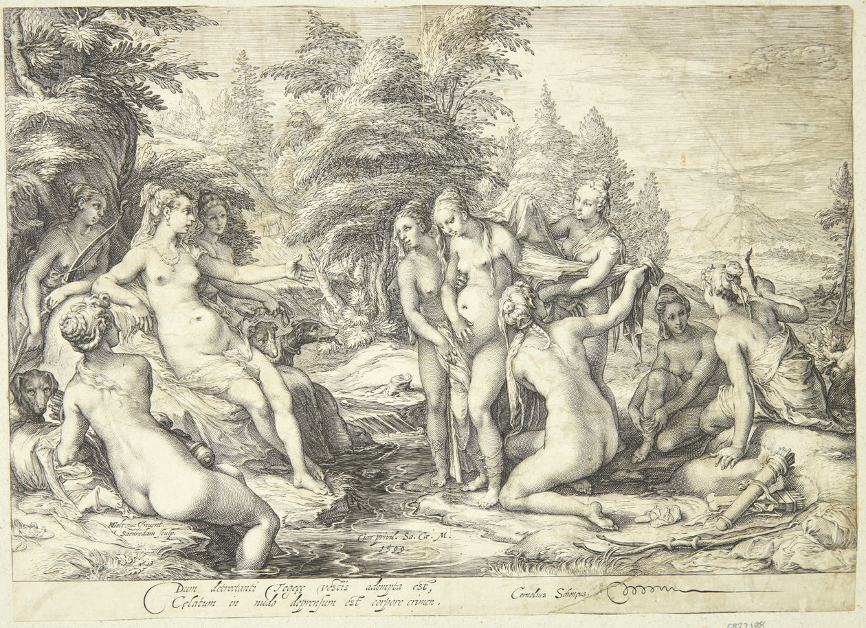 Diana i Callisto autorstwa Jan Saenredam