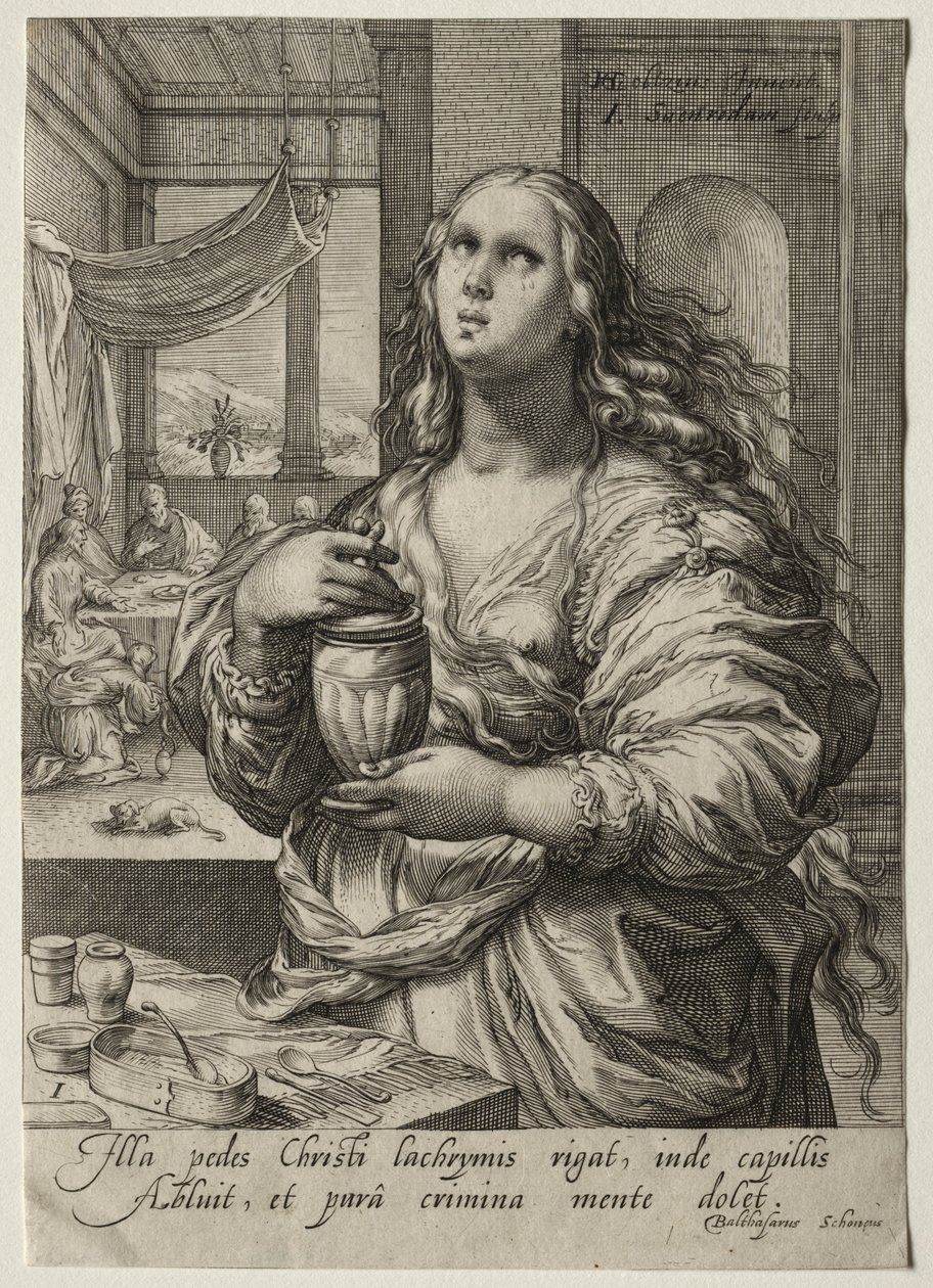 Bohaterki Nowego Testamentu: Maria Magdalena. autorstwa Jan Saenredam