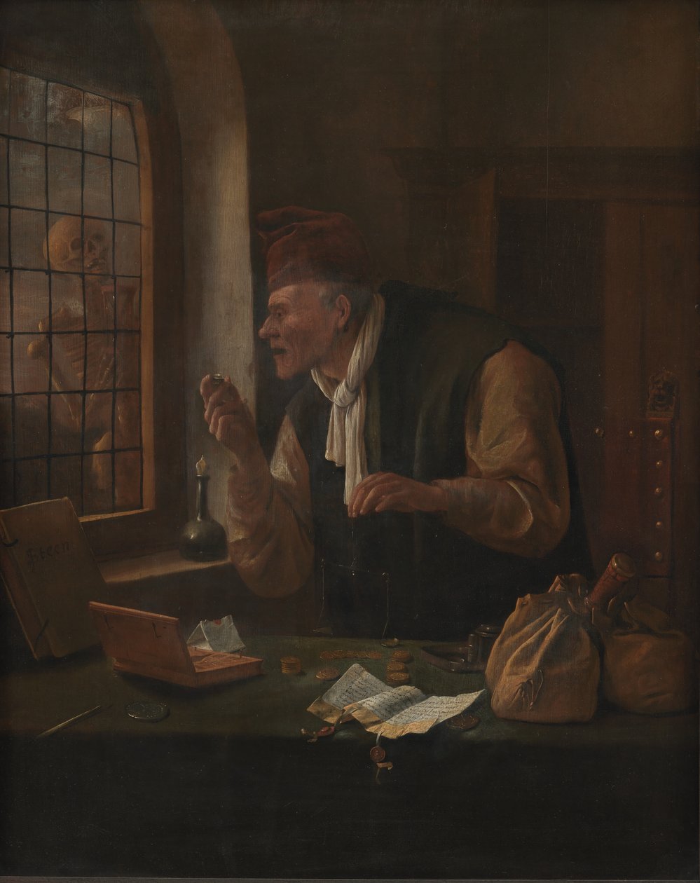 Skąpiec autorstwa Jan Steen