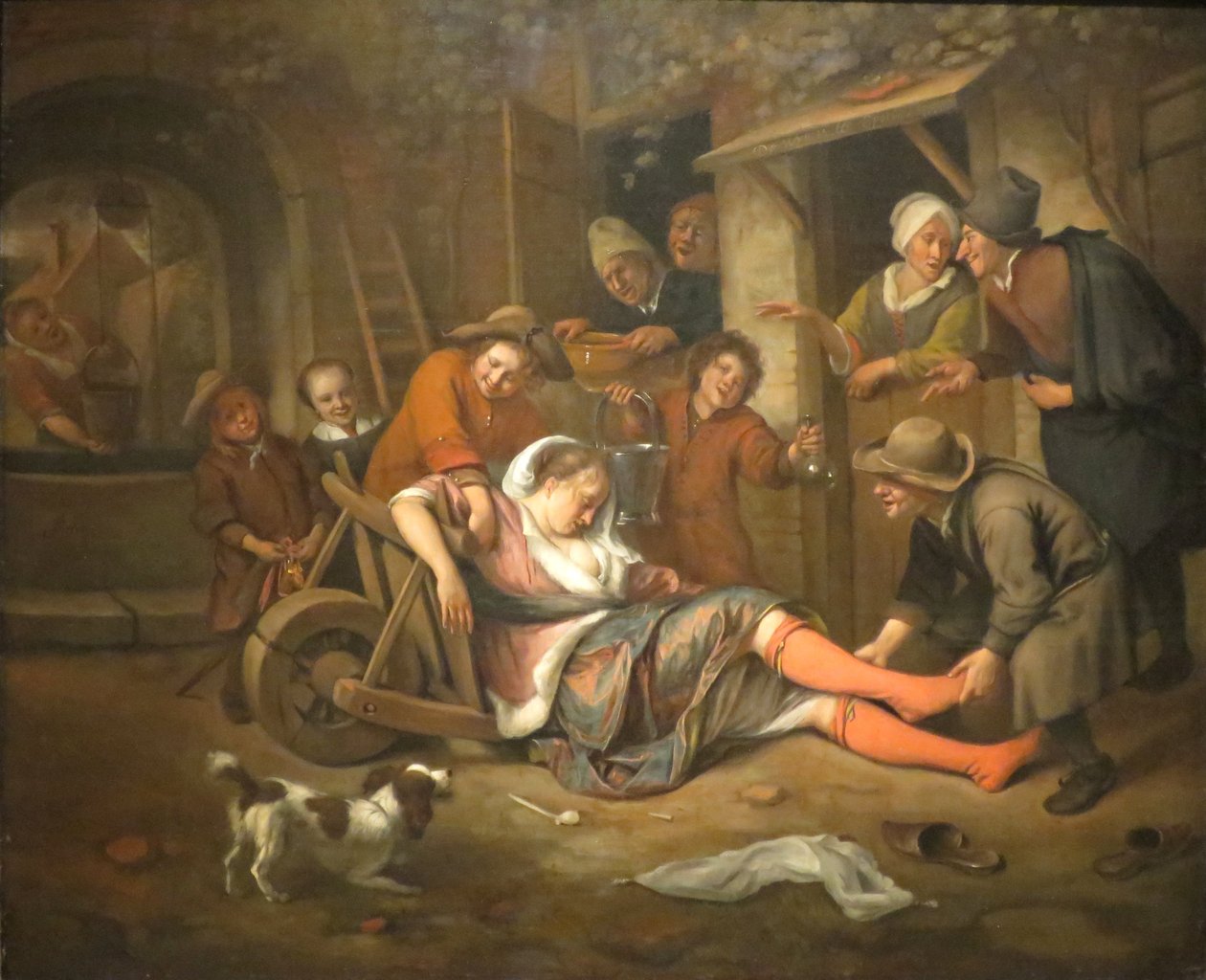 Wino jest prześmiewcą autorstwa Jan Steen