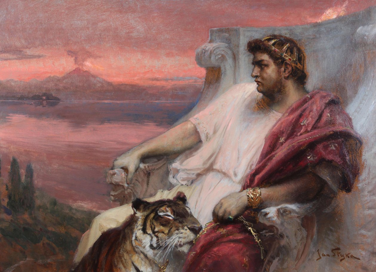 Nero w Baiae, Styka, Jan autorstwa Jan Styka