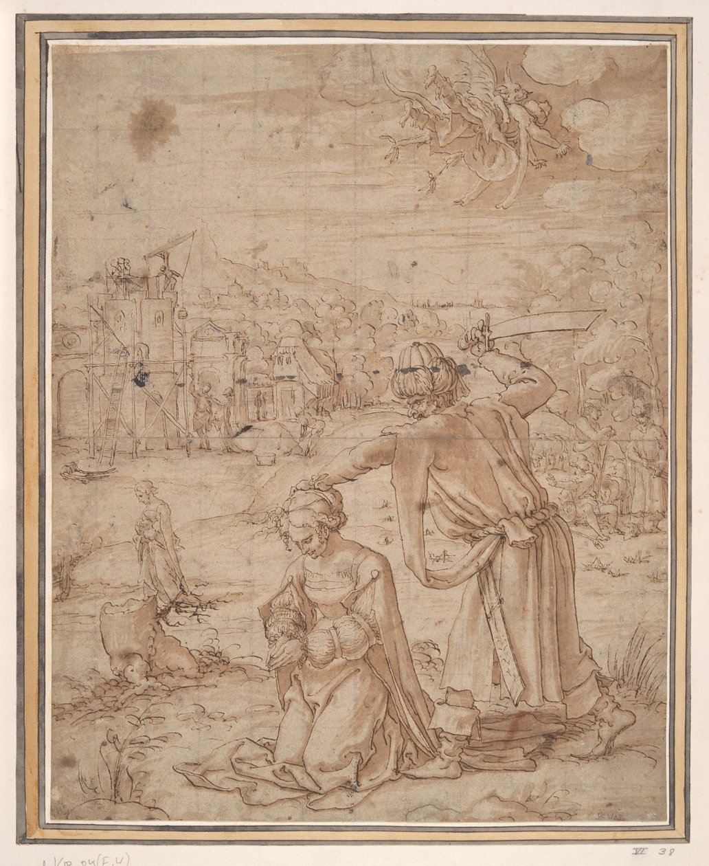 Ścięcie św. Barbary autorstwa Jan Swart Van Groningen