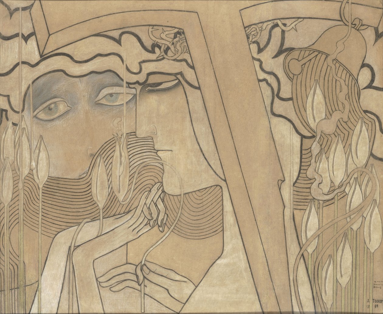 Pożądanie i satysfakcja, 1893 autorstwa Jan Toorop