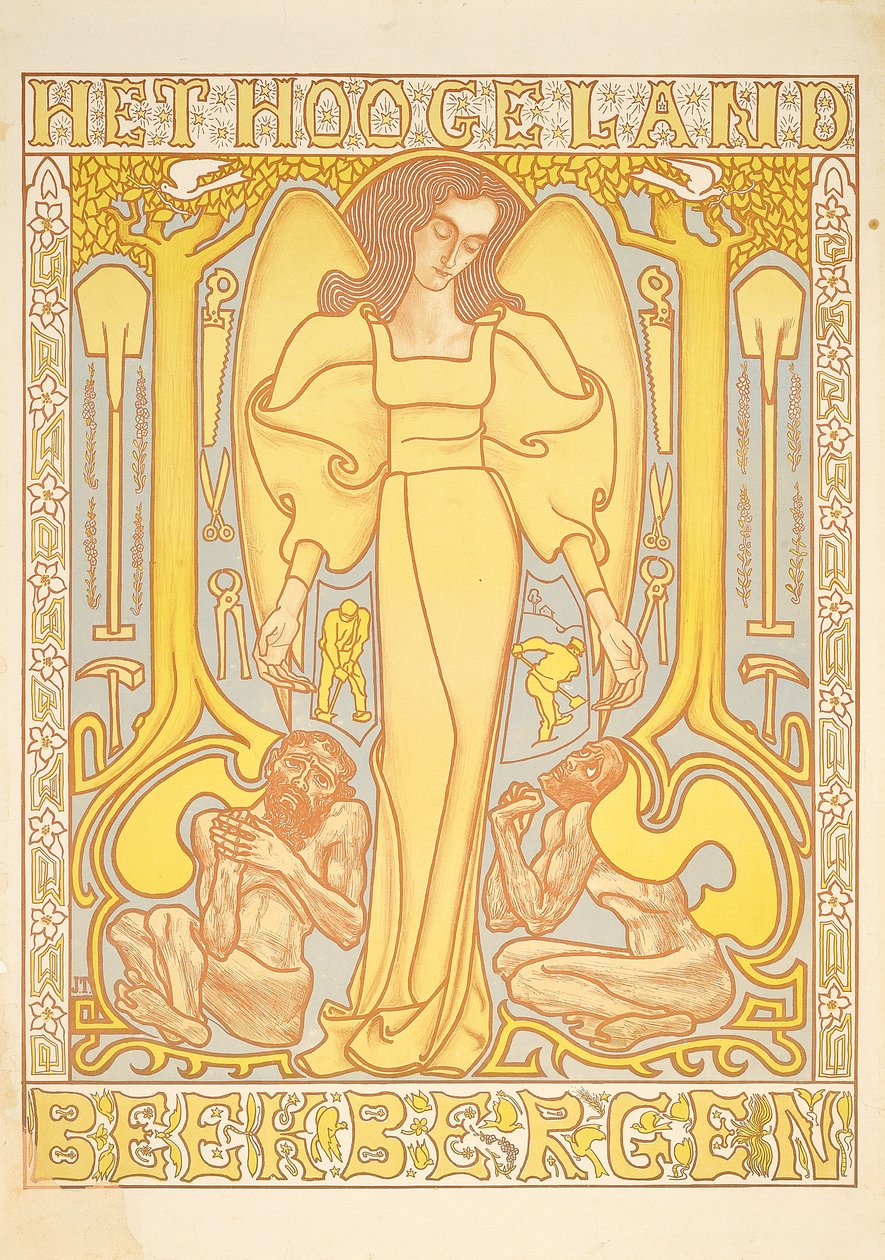 Hoogeland, Beekbergen, 1896 autorstwa Jan Toorop
