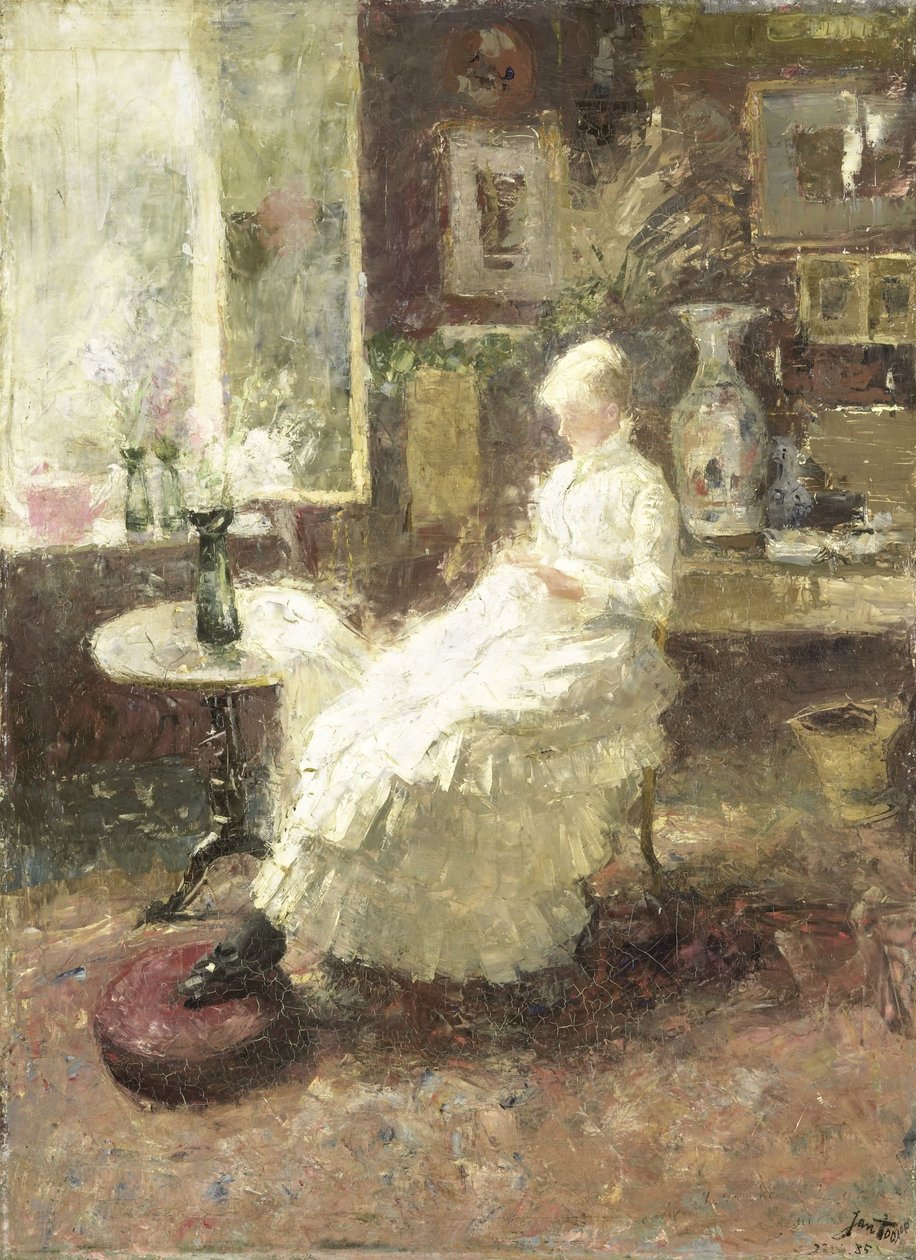 Annie Hall w Lissadell, Surrey autorstwa Jan Toorop