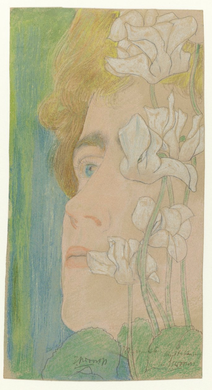 Magritte Portret Małgorzaty autorstwa Jan Toorop
