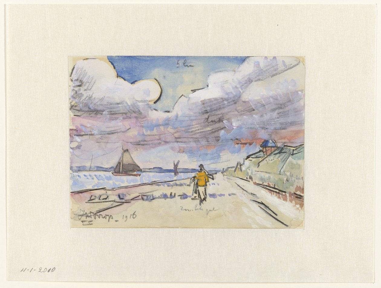Droga wzdłuż kanału autorstwa Jan Toorop