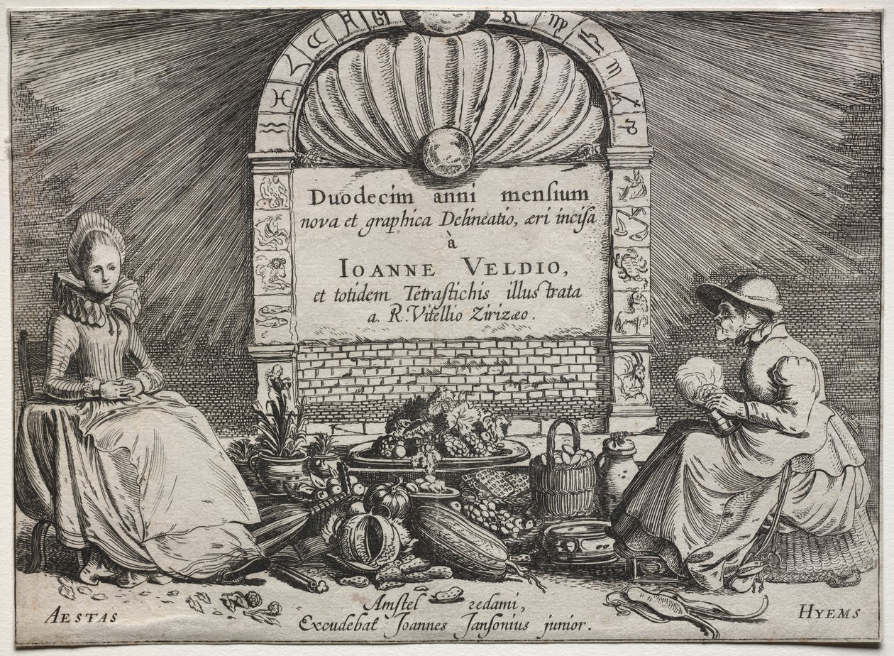 Dwanaście miesięcy. autorstwa Jan Van de Velde