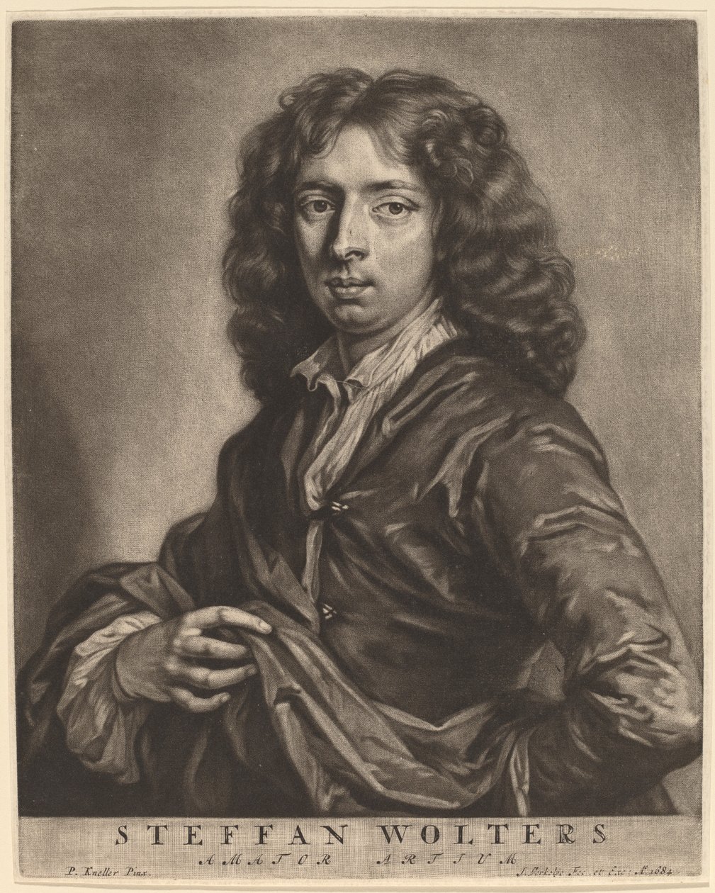 Steffan Wolters autorstwa Jan Verkolje I after Sir Godfrey Kneller