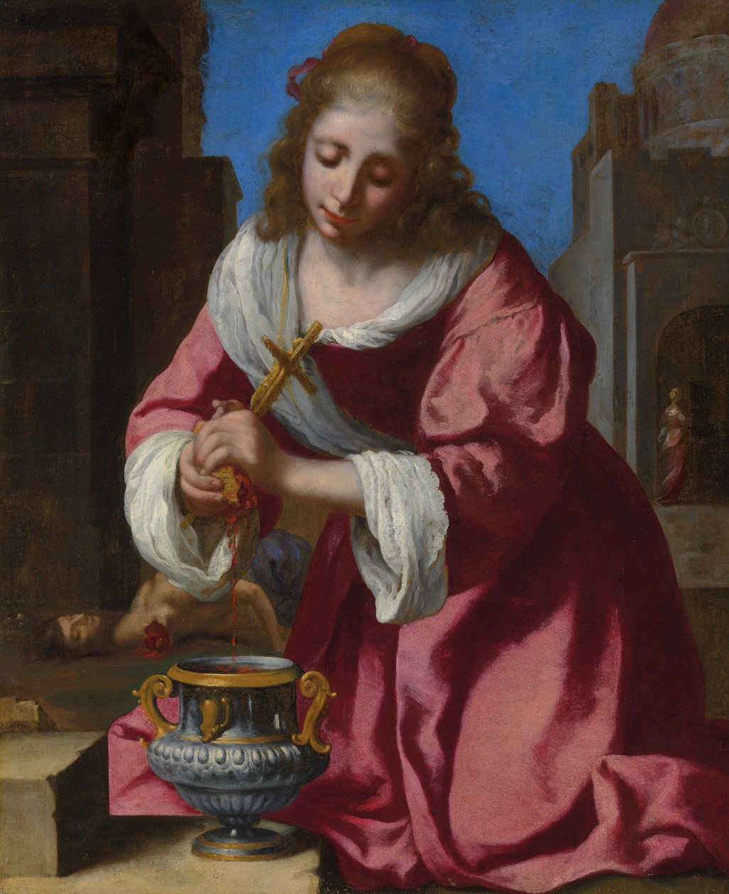 Św. Praksedys autorstwa Jan Vermeer van Delft