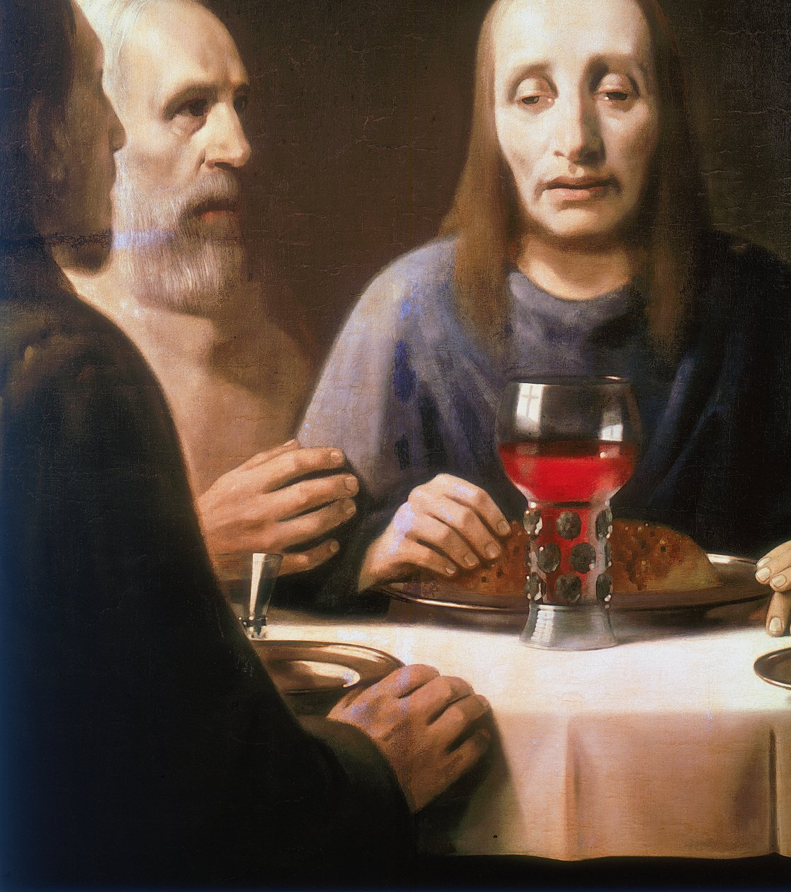 „Wieczerza”, połowa końca XVII wieku autorstwa Johannes Vermeer