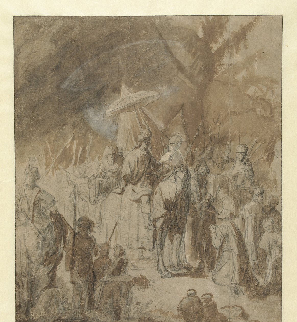 Ofiara Abigail autorstwa Jan Victors (attributed to)
