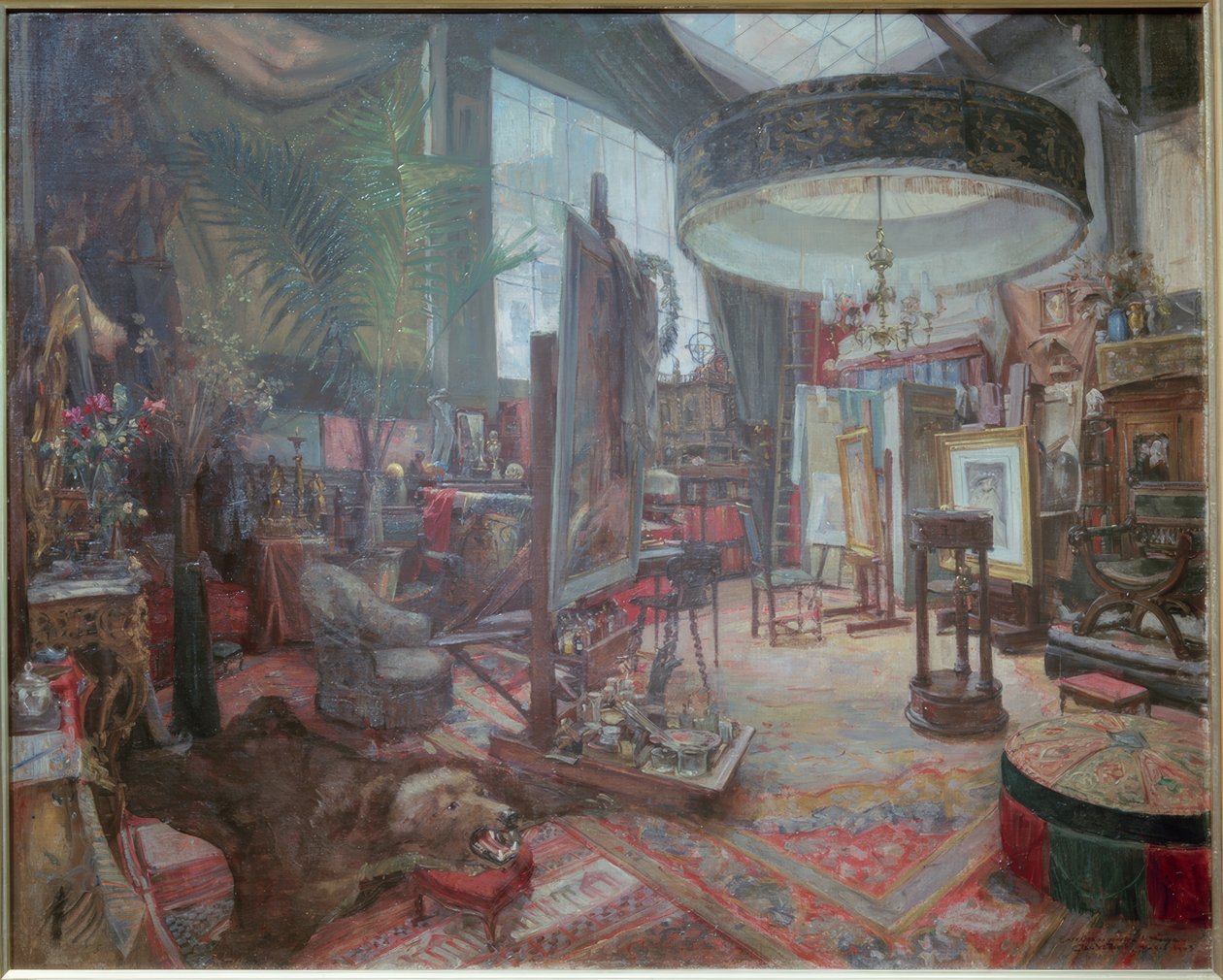 Atelier Alfons Muchas w Paryżu autorstwa Jan Vochoc