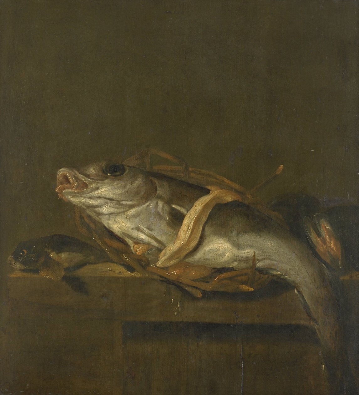 Martwa natura z łupaczem i Gurnardem autorstwa Jan Vonck