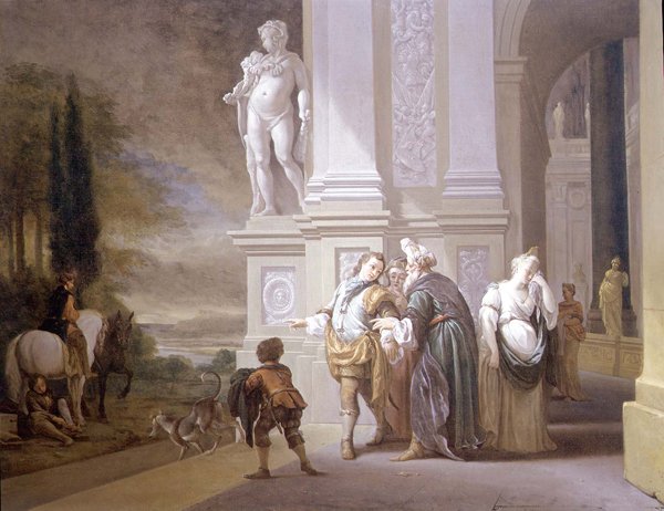 Odejście syna marnotrawnego autorstwa Jan Baptist Weenix