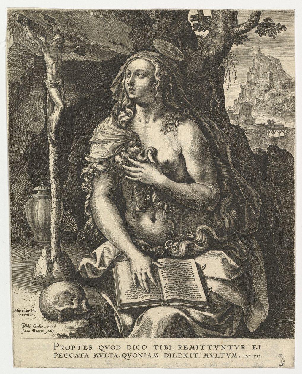 Maria Magdalena.n.d. autorstwa Jan Wierix