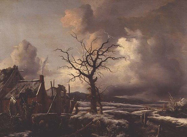 Zimowy krajobraz autorstwa Jan Wouwerman