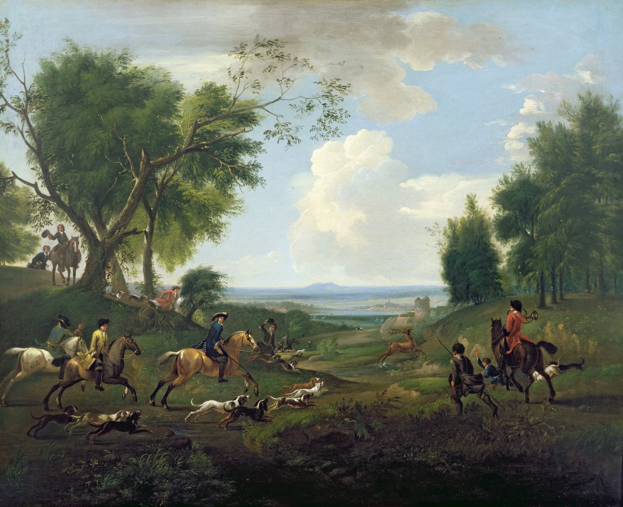 Scena polowania autorstwa Jan Wyck