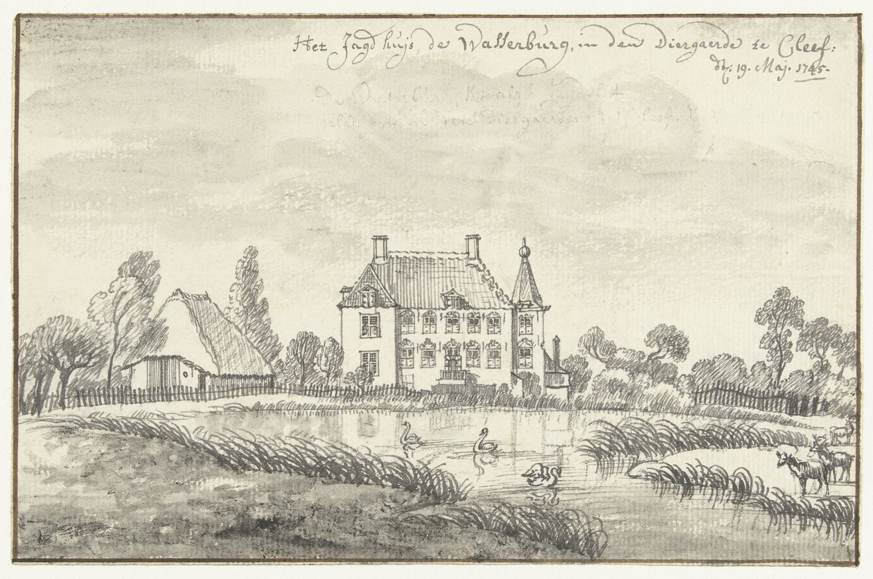 Dom Wasserburgów, Kleve autorstwa Jan de Beijer