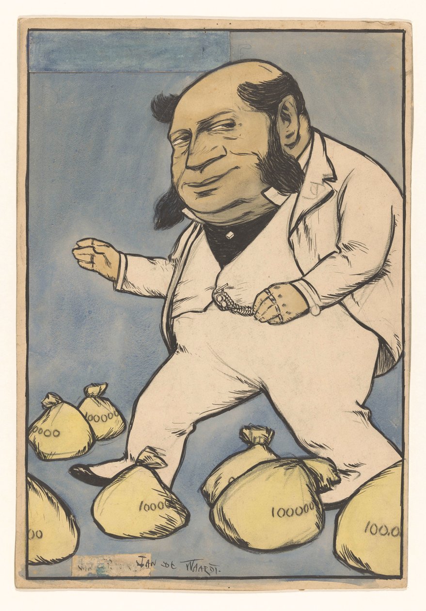 Kapitalista autorstwa Jan de Waardt (signed by artist)