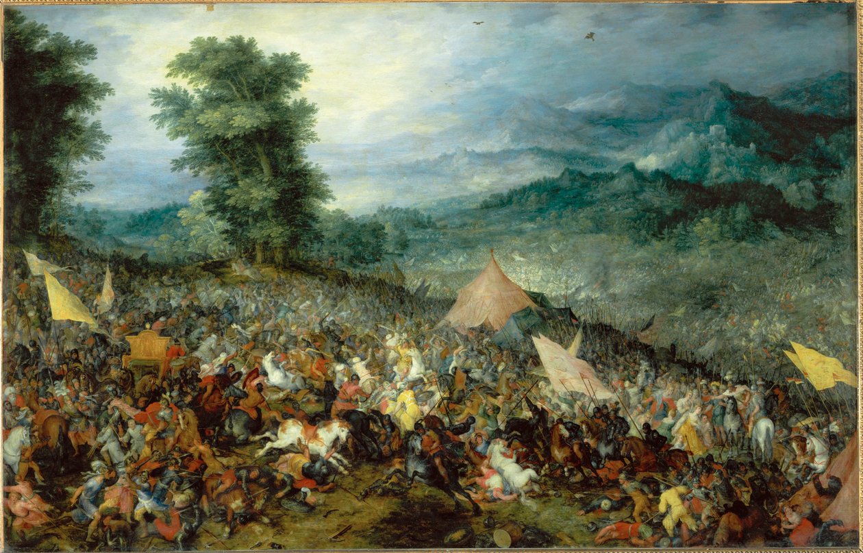 Bitwa o Issos ... autorstwa Jan the Elder Brueghel