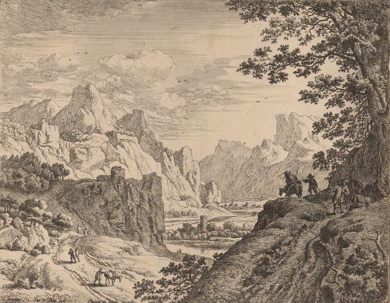 Widok na Ren. autorstwa Jan van Aken