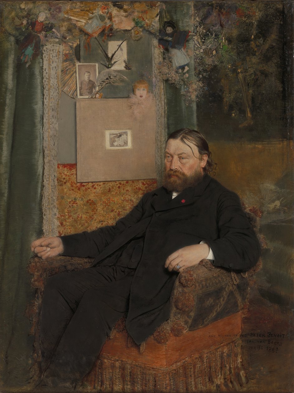 Kompozytor Peter Benoit autorstwa Jan van Beers