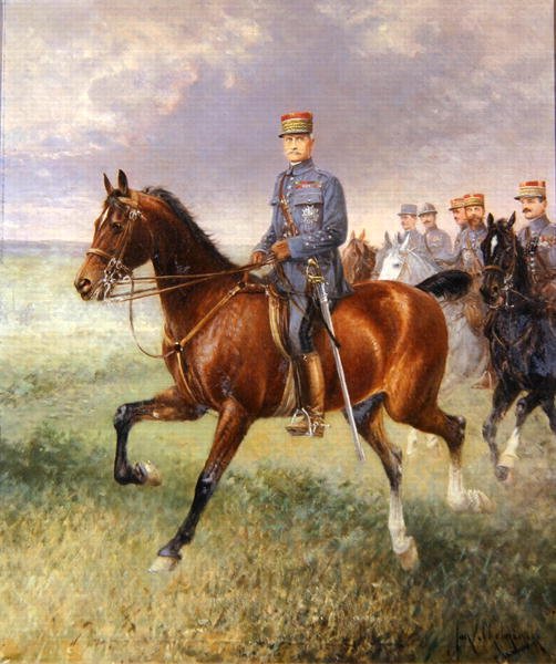 Marszałek Ferdinand Foch, OM, GCB autorstwa Jan van Chelminski